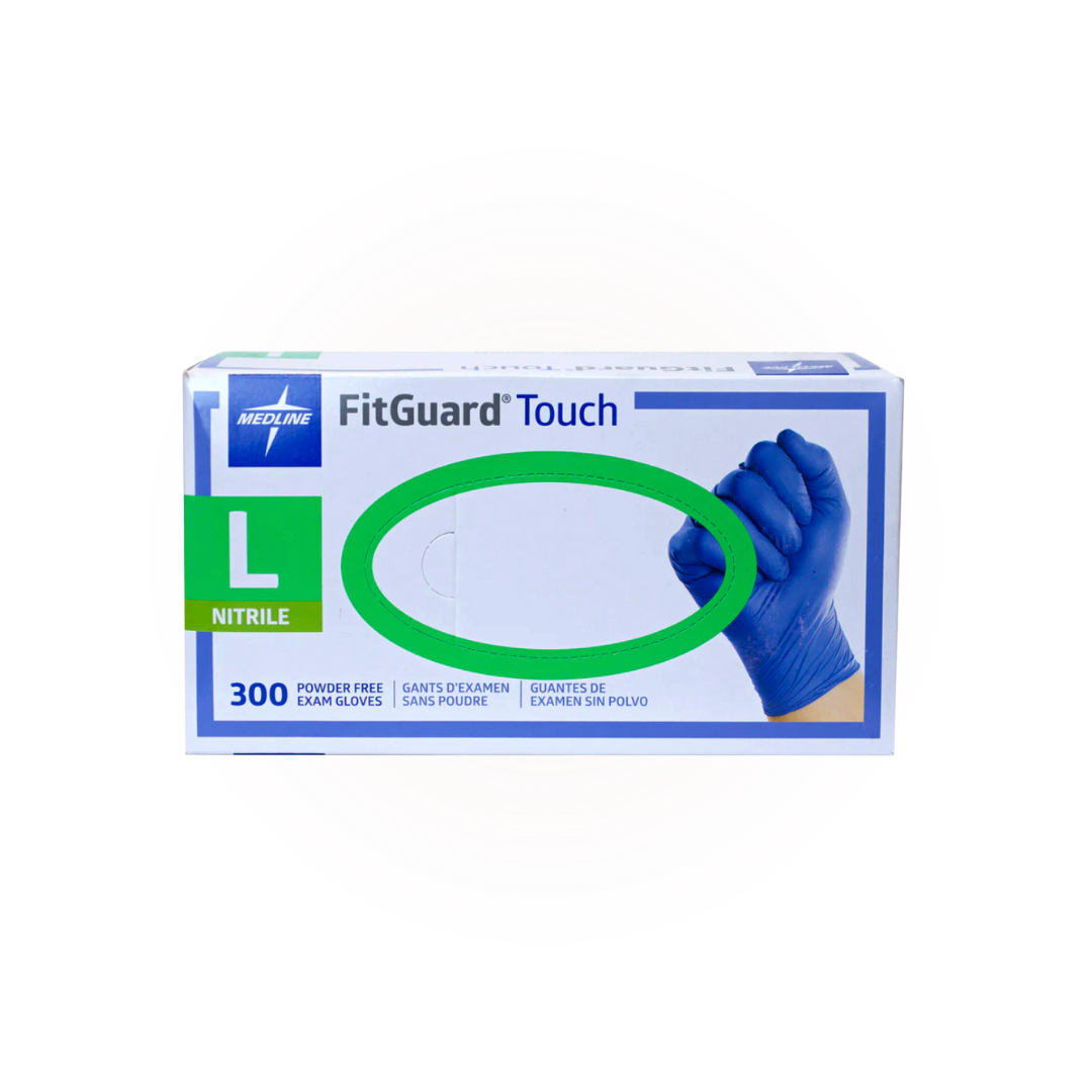 MedLine FitGuard Nitrile Exam Gloves Case