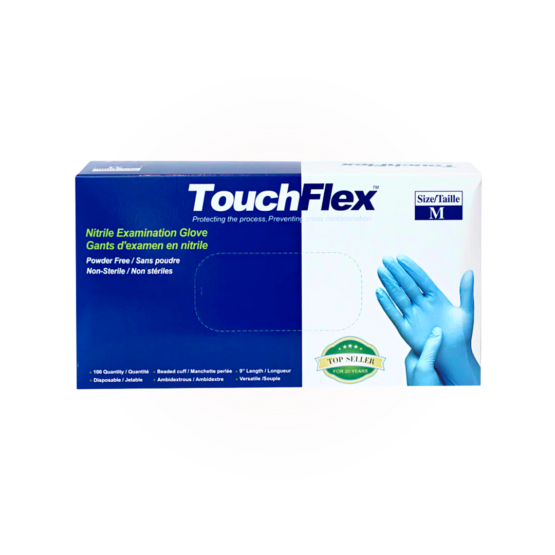 Blue Intco TouchFlex Nitrile Gloves 4.5 Mil