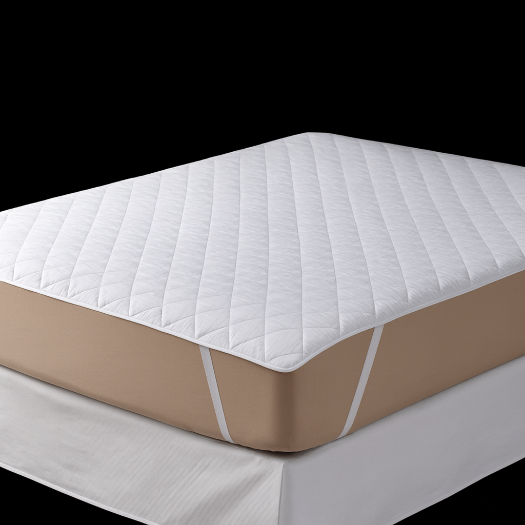 Quilted Mattress Pad with Anchor Bands