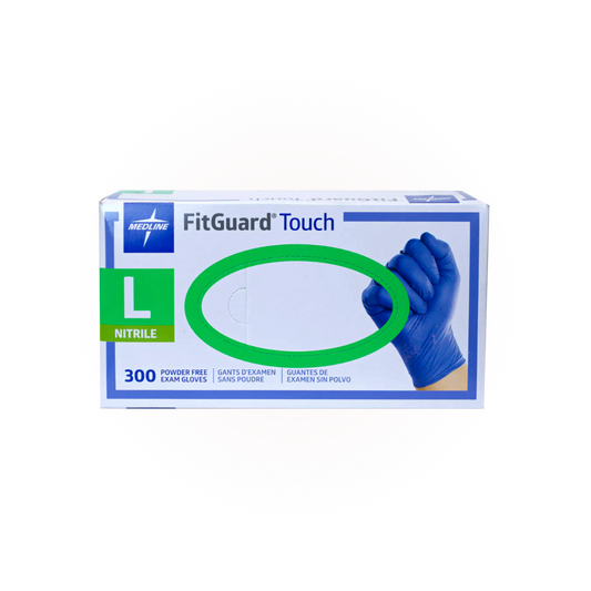 MedLine FitGuard Nitrile Exam Gloves Case