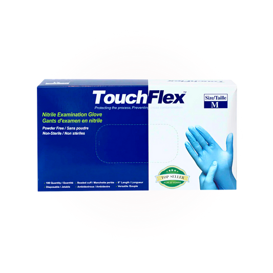 Blue Intco TouchFlex Nitrile Gloves 4.5 Mil