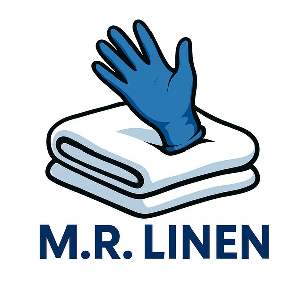 M.R. Linen logo – medical and dental supply store providing gloves, wipes and linens across Ontario