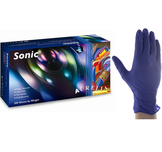 Aurelia Sonic® Blue Nitrile Gloves