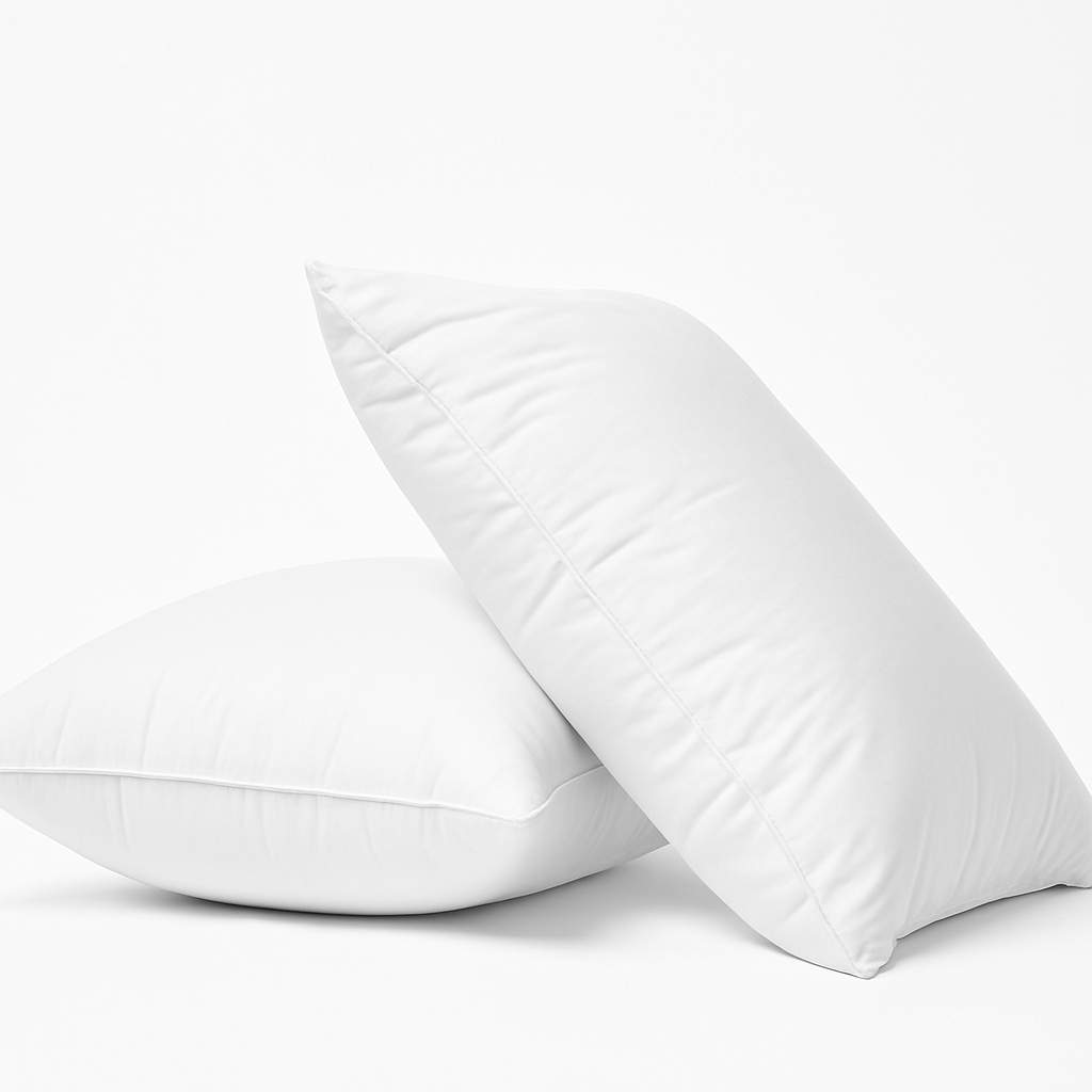 Premium hotel-quality pillows – soft, supportive, and washable for hospitality and healthcare use